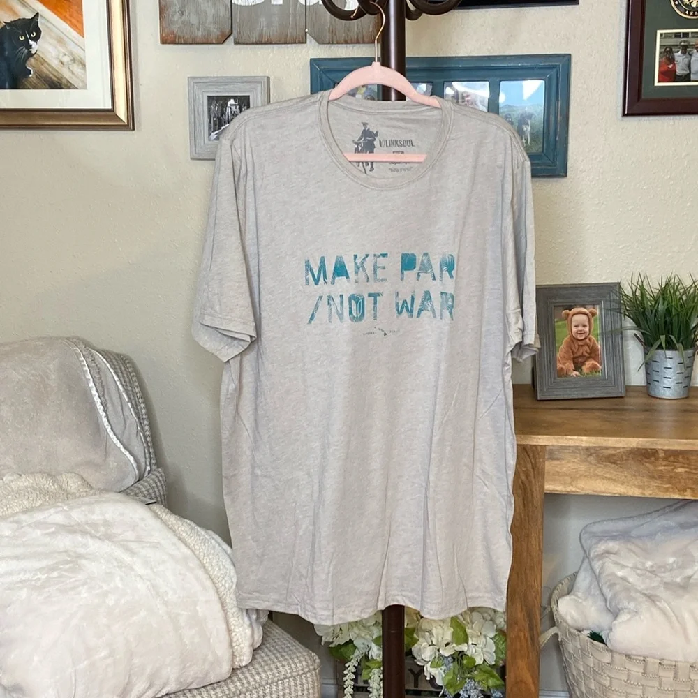 Linksoul | Short Sleeve Tee Shirt in Gray Size XL & XXL - Picture 2 of 12